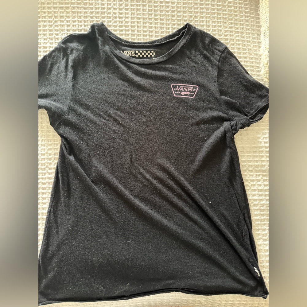 Women’s black vans shirt medium
